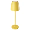 Terrassebelysning ^ MEGATRON Tavola LED-batteribordlampe, gul