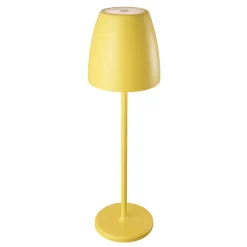Terrassebelysning ^ MEGATRON Tavola LED-batteribordlampe, gul