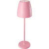 MEGATRON Dekorationsbelysning|Terrassebelysning > Tavola LED-batteribordlampe, rosa