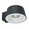 Udendørs Spot ^ MEGATRON udendørs LED-væglampe Sibu, antracit, 3.000 K, IP54