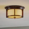 Udendørs Loftlamper ^ FEISS Merrill udendørs loftslampe, bronze