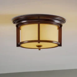 Udendørs Loftlamper ^ FEISS Merrill udendørs loftslampe, bronze