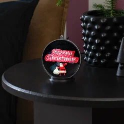 Konstsmide Christmas Julepynt > Merry Christmas 3D-hologramkugle, 42 LED'er