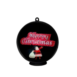 Konstsmide Christmas Julepynt > Merry Christmas 3D-hologramkugle, 42 LED'er
