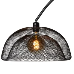 Gulvlamper ^ Lucide Mesh gulvlampe, sort, buelampe