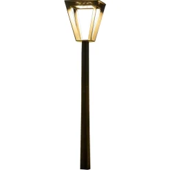 Les Jardins Solcelle Lampe Med Sensor|Solcellelamper > Metro LED-gadelampe med solcelle og sensor, grå