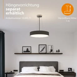 Loftlamper ^ Smartwares Mia loftslampe, sort, Ø 60 cm
