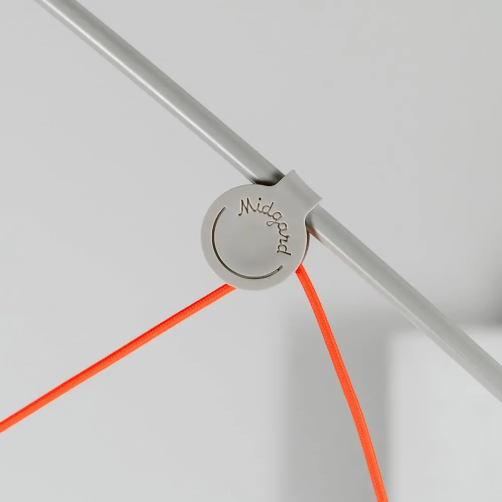 midgard Gulvlamper|Gulvlamper > AYNO XL gulvlampe, grå/orange 2.700 K