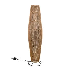 Reality Leuchten Gulvlamper > Miki gulvlampe, brun, højde 103 cm, papir