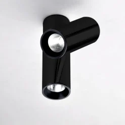 Milan Iluminación Spotlights > Milan Haul LED-loftlampe, 2 lyskilder, sort