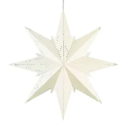 Dekorationsbelysning|Julepynt ^ STAR TRADING Mini dekostjerne af metal, hvid