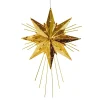 Dekorationsbelysning|Julepynt ^ STAR TRADING Mini Lux dekostjerne af metal, messing