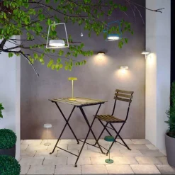 Deko-Light Dekorationsbelysning|Terrassebelysning > Miram LED-bordlampe med batteri, kan dæmpes, gul