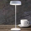 Dekorationsbelysning|Terrassebelysning ^ Deko-Light Miram LED-bordlampe med batteri, kan dæmpes, hvid