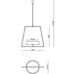 Udendørs Pendellamper ^ Deko-Light Miram LED-hængelampe med batteri, kan dæmpes, grøn