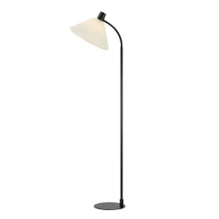 Markslöjd Gulvlamper|Gulvlamper > Mira tekstilgulvlampe, sort
