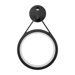 Lucande Væglamper > Mirco udendørs LED-væglampe med sensor, ringformet