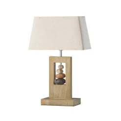 ONLI Bordlamper > Miriel bordlampe, højde 46 cm, tekstil, træ