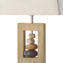 ONLI Bordlamper > Miriel bordlampe, højde 46 cm, tekstil, træ