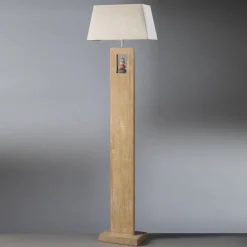 ONLI Gulvlamper|Gulvlamper > Miriel gulvlampe, højde 170 cm, tekstil, træ