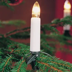 Julepynt|Julelyskæder ^ Konstsmide Christmas 9,75 m lang lyskæde med toppærer inden i, 16 lk.