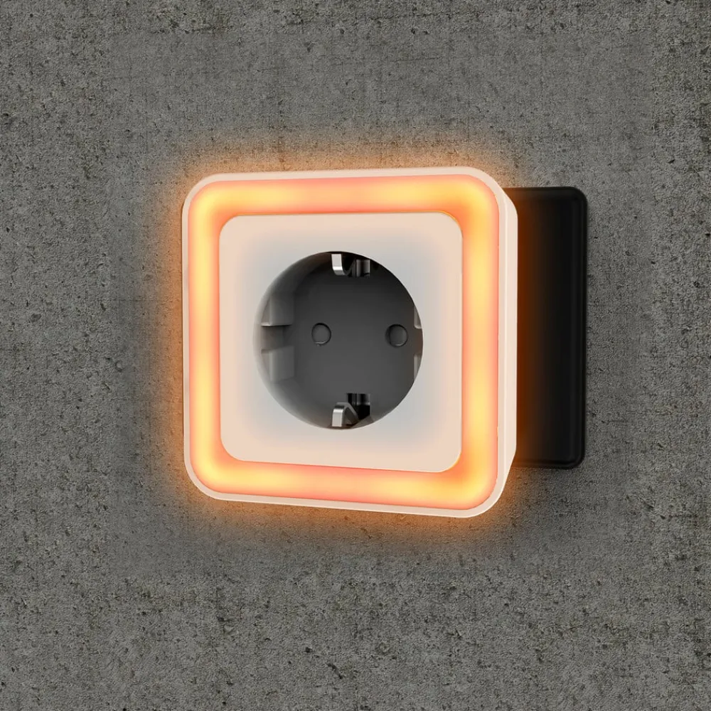 Müller-Licht Underskabsbelysning|Væglamper > Müller Licht Misam LED-stikkontaktlampe med sensor