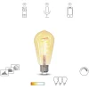 tint Dæmpbar Led-Pære|Filament Pære > Müller Licht LED-pære Retro Gold E27 5,5 W