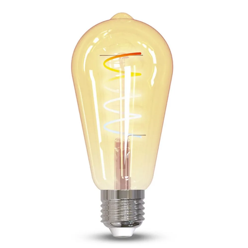 tint Dæmpbar Led-Pære|Filament Pære > Müller Licht LED-pære Retro Gold E27 5,5 W