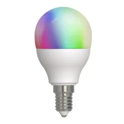 Smarte Lyskilder ^ tint Müller Licht white+color LED-dråbe E14 4,9W