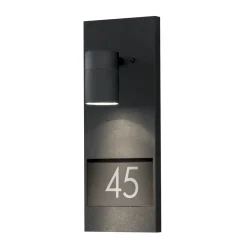 Konstsmide Væglamper > Modena 7655 husnummerlampe, sort