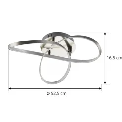Gang|Loftlamper ^ Lindby Moderne designet LED-loftlampe Saliha