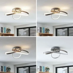 Gang|Loftlamper ^ Lindby Moderne designet LED-loftlampe Saliha