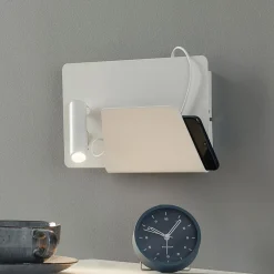 Væglamper ^ FARO BARCELONA Moderne LED væglampe Suau med USB ladestik