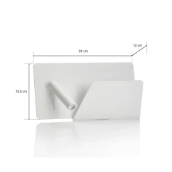 Væglamper ^ FARO BARCELONA Moderne LED væglampe Suau med USB ladestik