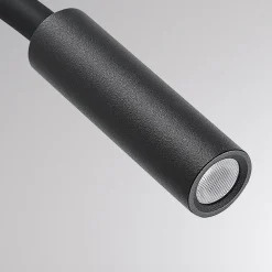 Molto Luce Væglamper > Arok LED-væglampe, sort, aluminium, fremspring 49 cm