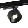 Molto Luce Skinnesystem > LED 3-faset skinnespot Magis, sort, 827