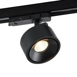 Molto Luce Skinnesystem > LED 3-faset skinnespot Magis, sort, 827