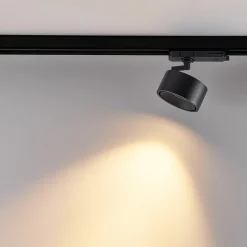Molto Luce Skinnesystem > LED 3-faset skinnespot Magis, sort, 827