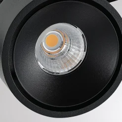 Molto Luce Skinnesystem > LED 3-faset skinnespot Magis, sort, 827