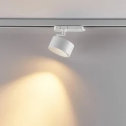 Molto Luce Skinnesystem > LED 3-faset skinnespot Magis, hvid, 830