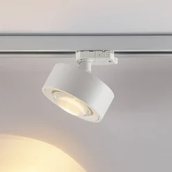 Skinnesystem ^ Molto Luce LED 3-faset skinnespot Mag, hvid, 827