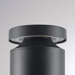 Molto Luce Sokkellamper > LED-sokkellampe Mona, Ø 18 cm, aluminium, højde 45 cm