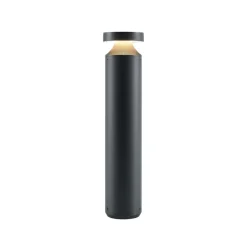 Sokkellamper ^ Molto Luce LED-sokkellampe Mona, Ø 10 cm, aluminium, højde 45 cm