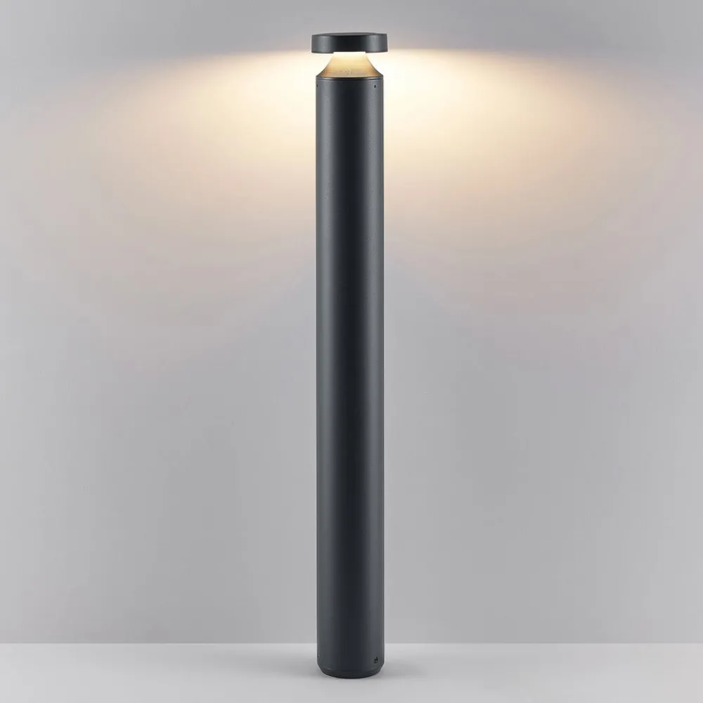 Molto Luce Gadebelysning > Mona LED-vejlampe, Ø 10 cm, aluminium, højde 85 cm