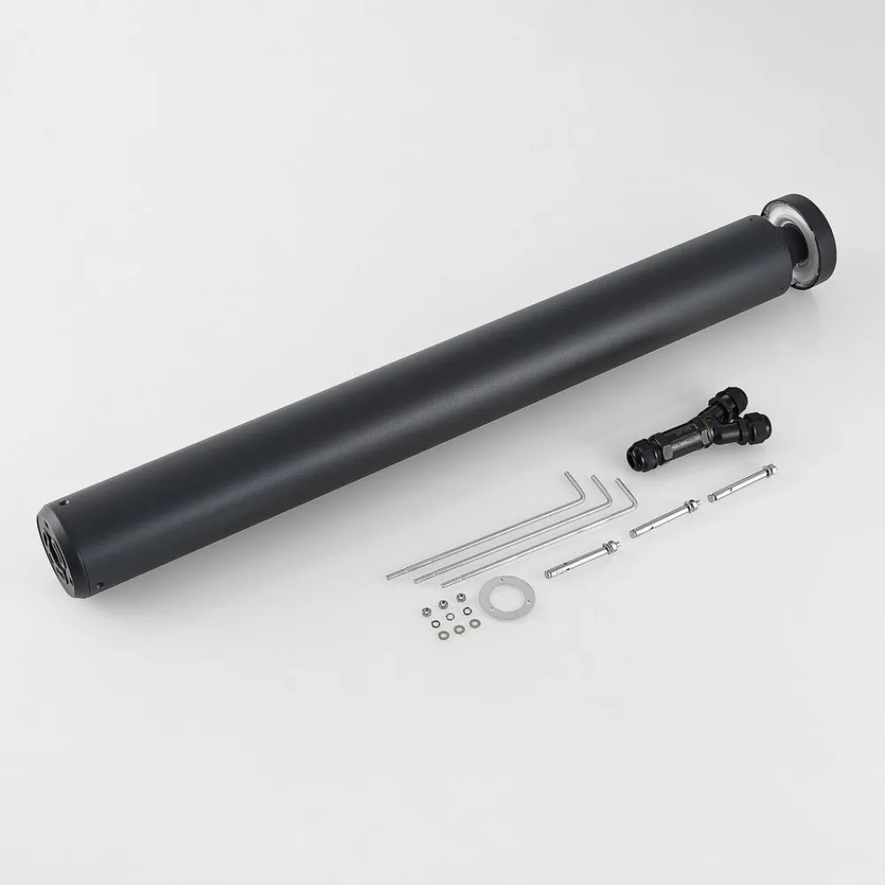 Molto Luce Gadebelysning > Mona LED-vejlampe, Ø 10 cm, aluminium, højde 85 cm
