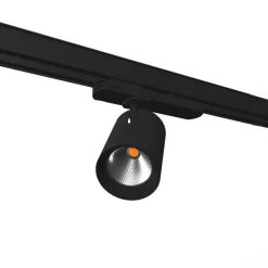 Molto Luce Skinnesystem > Mova track spot 67mm sort 3fase