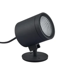 Molto Luce Sokkellamper|Udendørs Spot > udendørs spotlampe Foris Round F, antracit