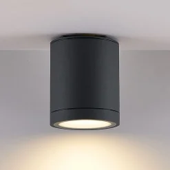 Molto Luce Udendørs Loftlamper > udendørs spotlampe Foris Round SD, antracit, aluminium