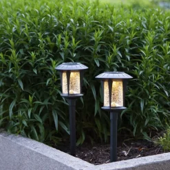 Solcellelamper|Sokkellamper ^ STAR TRADING Monaco LED-solcellelamper i sæt med 2 stk