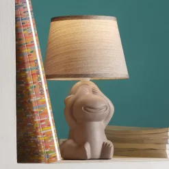 ONLI Bordlamper > Monkey bordlampe, brun, keramik, 28 cm høj, E14
